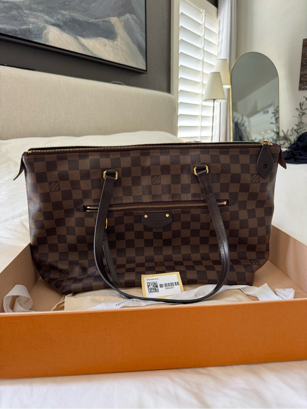 Louis Vuitton Iena MM Damier Ebene